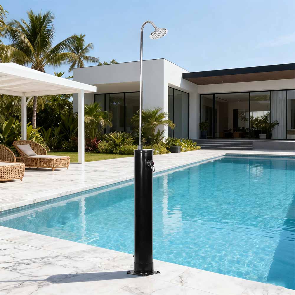 LY18L01-B 18L Badan Bulat Kolam Renang Luar Taman Kolam Renang Solar